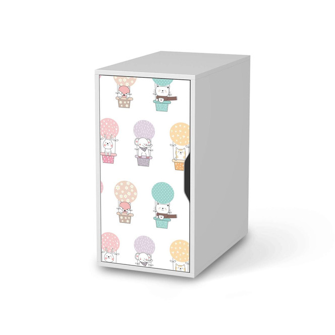 Möbelfolie IKEA Alex Schrank - Flying Animals- Bild 1