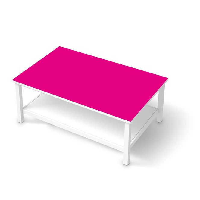 Möbelfolie IKEA Hemnes Tisch 118x75cm - Pink Dark- Bild 1