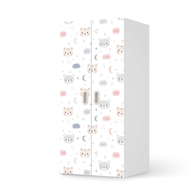 Möbelfolie IKEA Stuva / Fritids Schrank - 2 grosse Türen - Sweet Dreams- Bild 1