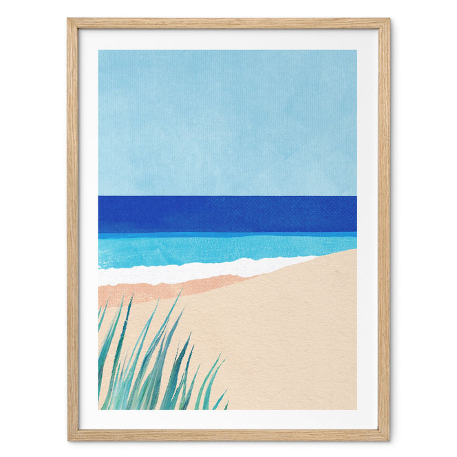 Poster Ostsee mit Dünengras - Rivers