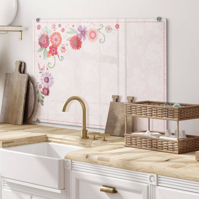 Spritzschutz Blanz - Blütentraum