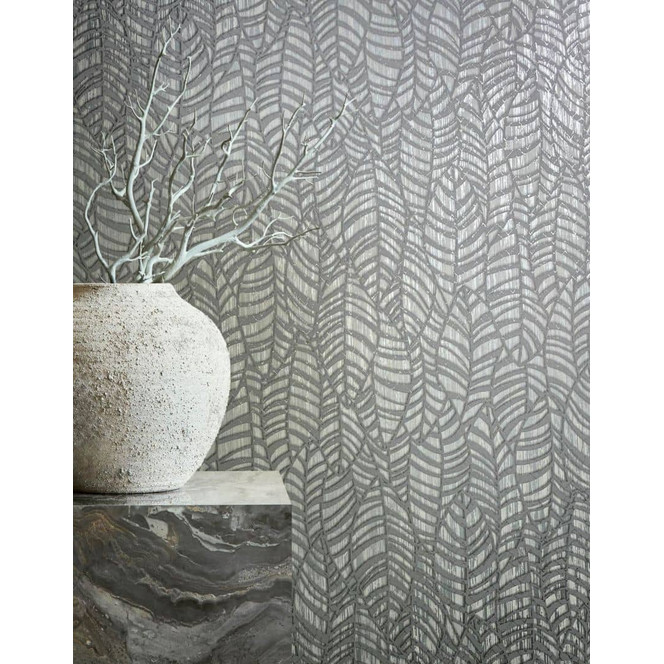 Vliestapete Grafisch Modern in Grau
