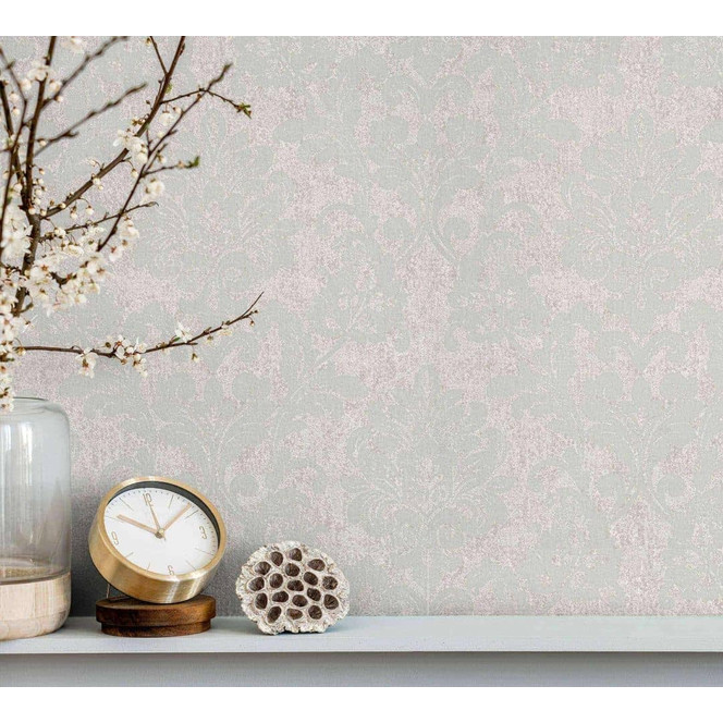 Vliestapete Ornament Ornamental Modern in Grau