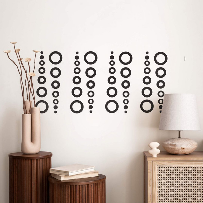 Wandtattoo Kreise-Abstrakt