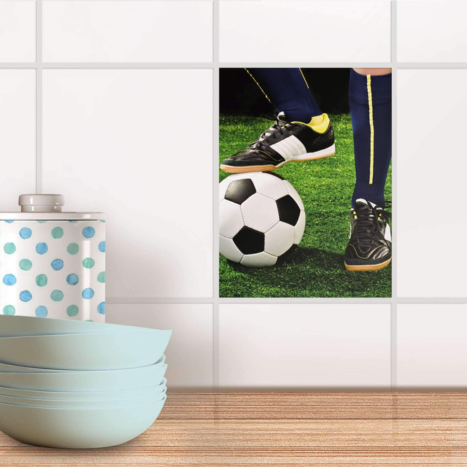 Fliesensticker - Fussballstar