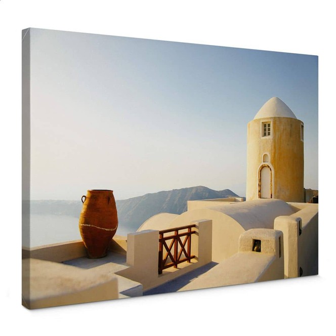 Leinwandbild Mediterrane Aussicht