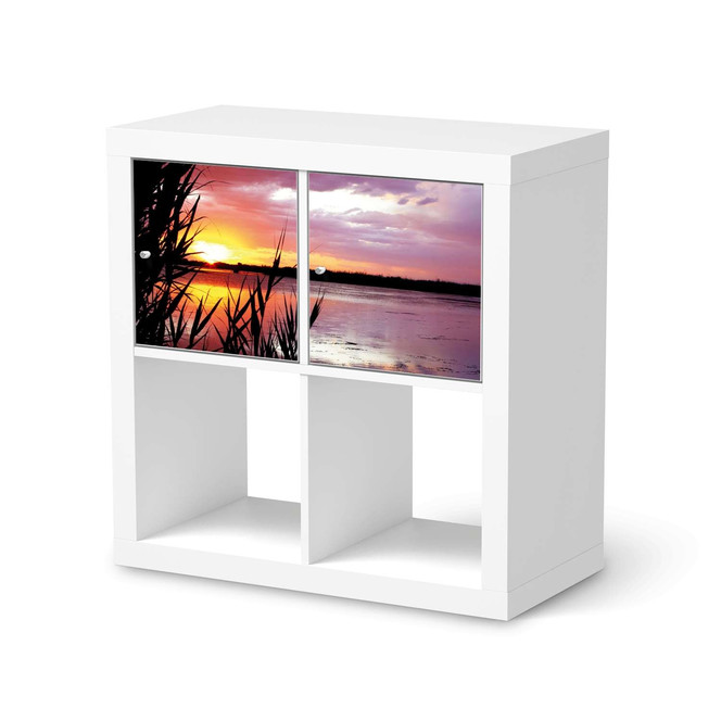 Möbel Klebefolie IKEA Expedit Regal 2 Türen (quer) - Dream away- Bild 1