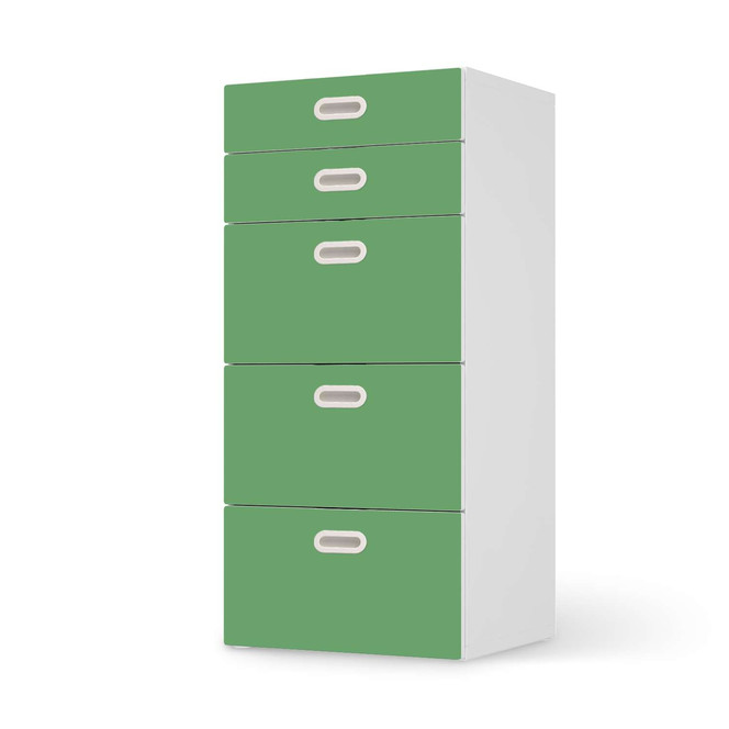 Möbel Klebefolie IKEA Stuva / Fritids Kommode - 5 Schubladen - Grün Light- Bild 1