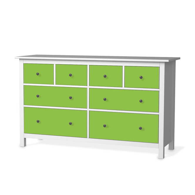 Möbelfolie IKEA Hemnes Kommode 8 Schubladen - Hellgrün Dark- Bild 1
