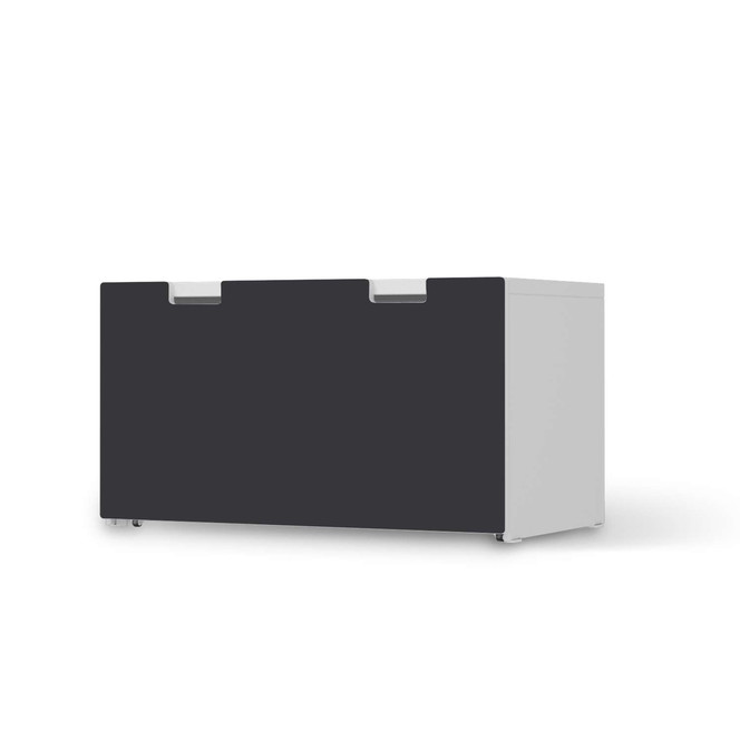 Möbelfolie IKEA Stuva / Malad Banktruhe - Grau Dark- Bild 1
