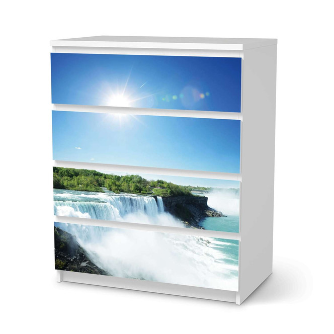 Folie IKEA Malm Kommode 4 Schubladen - Niagara Falls- Bild 1