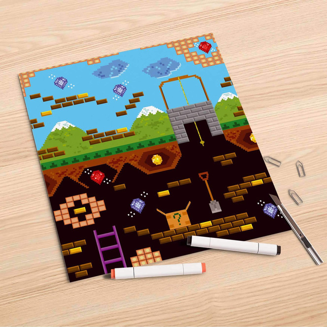 Folienbogen (30x30cm) - Pixelmania- Bild 1