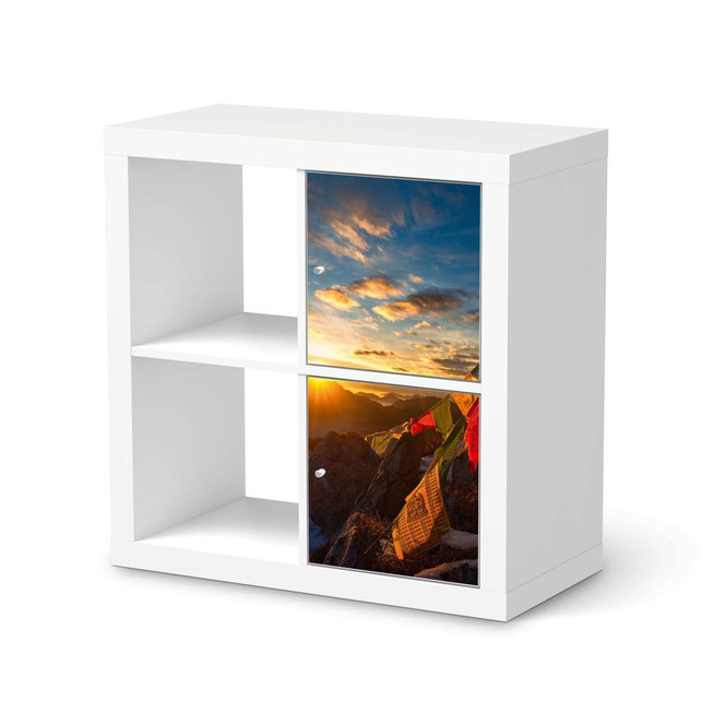 Klebefolie IKEA Expedit Regal 2 Türen (hoch) - Tibet- Bild 1