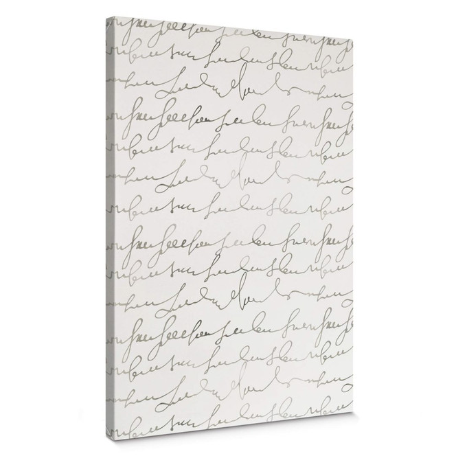 Leinwandbild Das Schriftstück