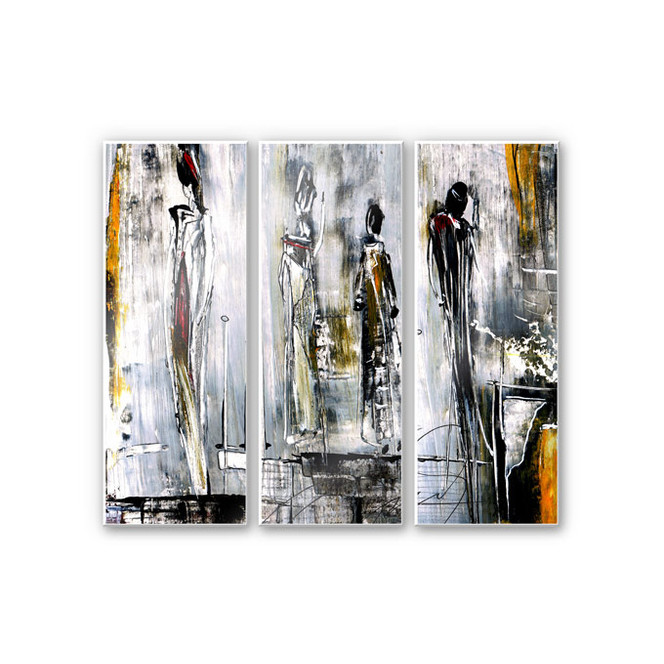 Wandbild Niksic - Erfolgsstufen (3-teilig)