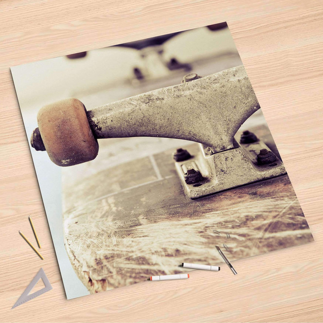 Folienbogen (90x90cm) - Skateboard- Bild 1