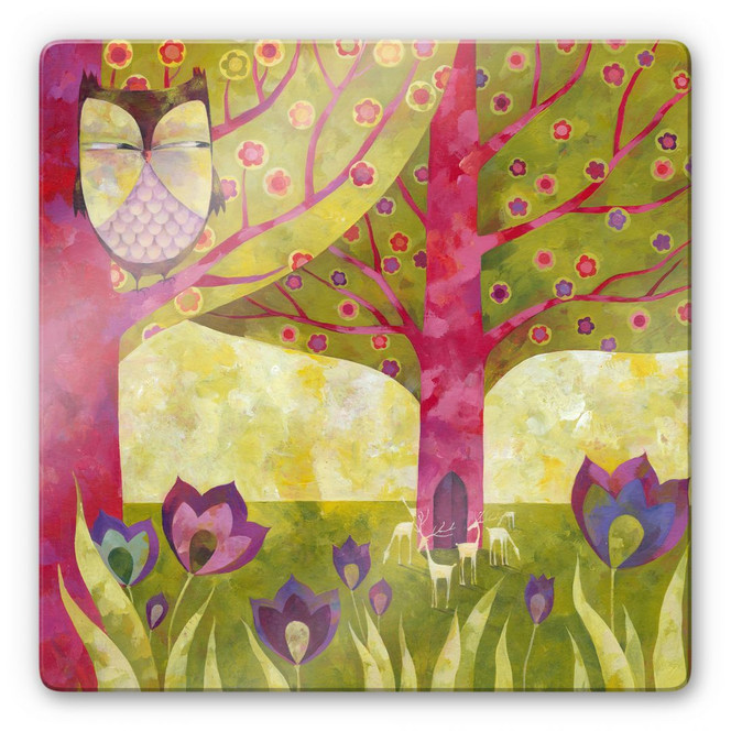 Glasbild Blanz - Die Herde