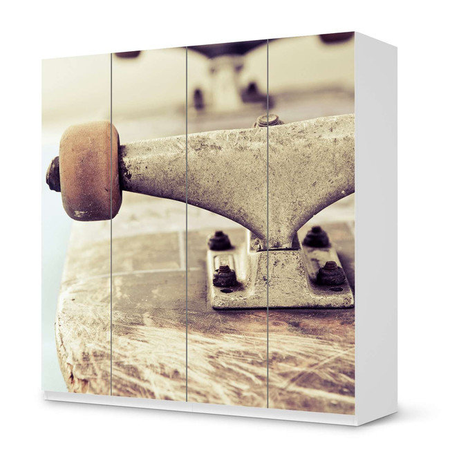 Klebefolie IKEA Pax Schrank 201cm Höhe - 4 Türen - Skateboard- Bild 1
