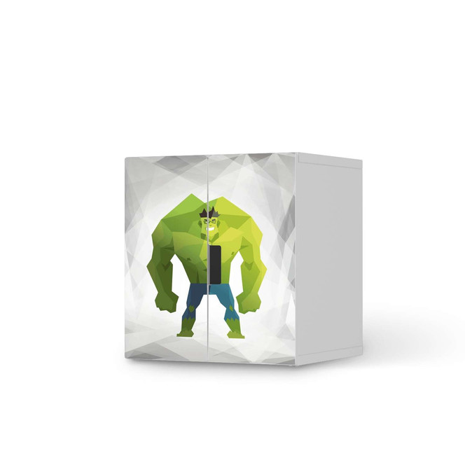 Möbelfolie IKEA Stuva / Malad Schrank - 2 kleine Türen - Mr. Green- Bild 1
