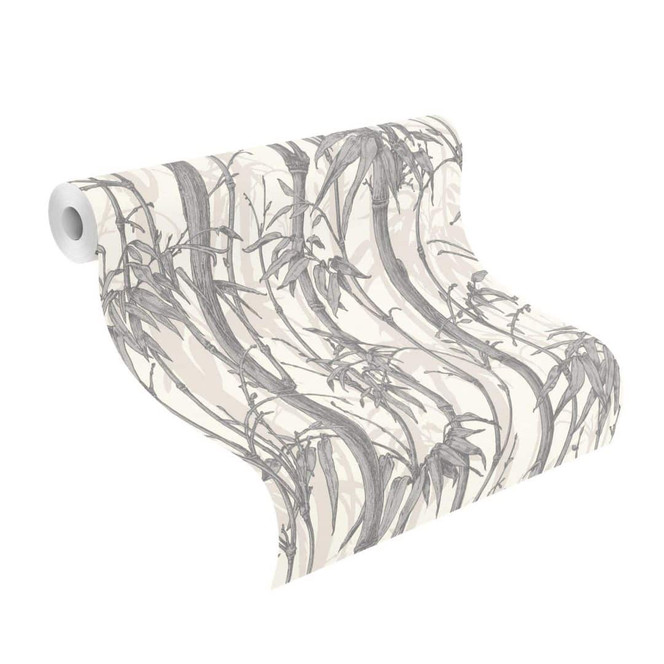 Rasch Vliestapete, Mustertapete Florentine III silbergrau