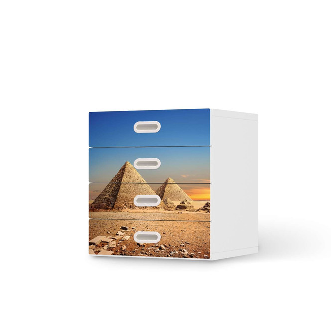 Klebefolie IKEA Stuva / Fritids Kommode - 4 Schubladen - Pyramids- Bild 1