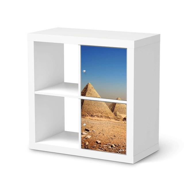 Möbelfolie IKEA Kallax Regal 2 Türen (hoch) - Pyramids- Bild 1