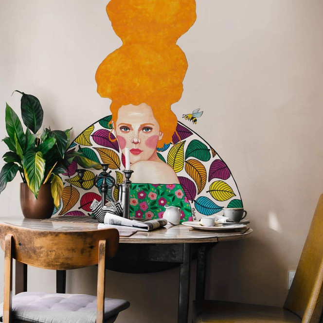 Wandtattoo Hülya - Schöne Fremde