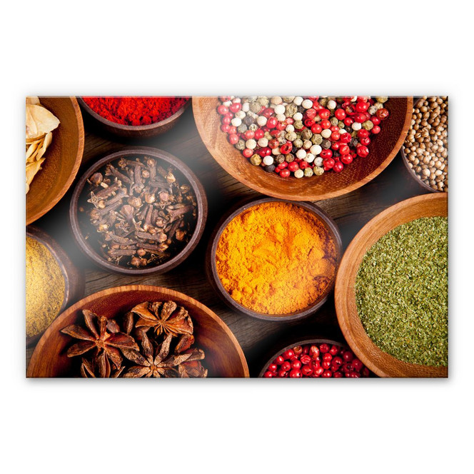 Acrylglasbild Gewürze