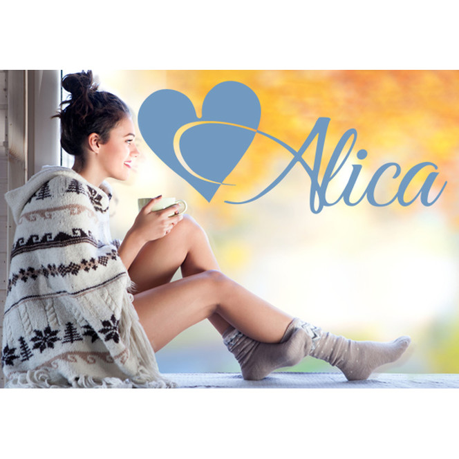 Glasdekor Wunschtext Initiale A - Bild 1