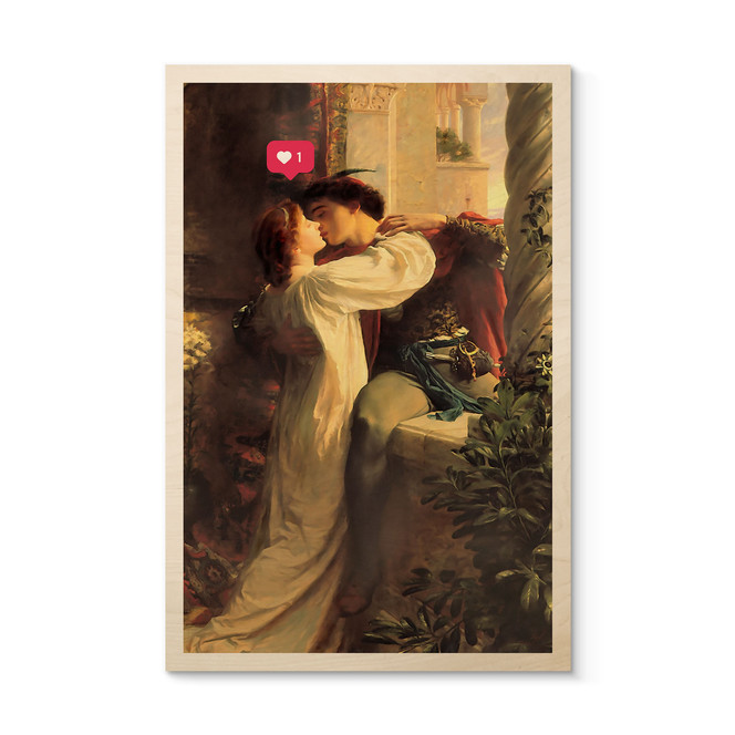 Holzbild Like für die Liebe - The Art Concept