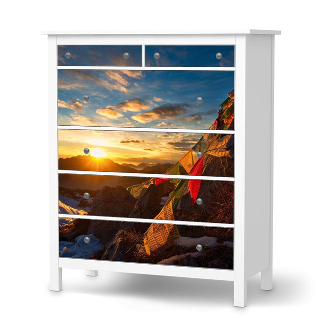 Klebefolie IKEA Hemnes Kommode 6 Schubladen - Tibet- Bild 1