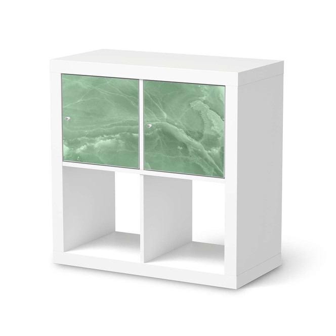 Möbel Klebefolie IKEA Expedit Regal 2 Türen (quer) - Jadeglück- Bild 1