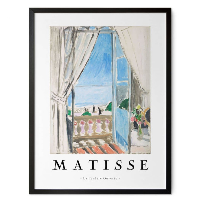 Poster La Fenêtre Ouverte - Henry Matisse