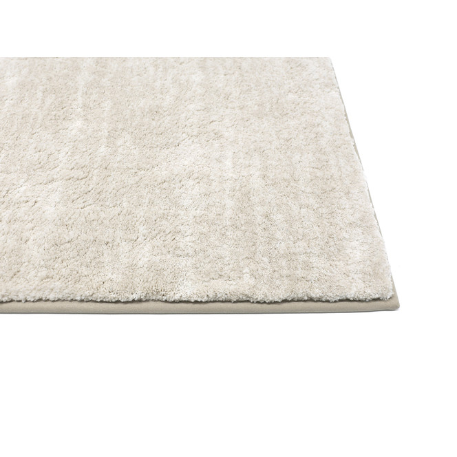 Yuna Hochflor Paspelteppich Rechteck Wunschmass in elfenbein