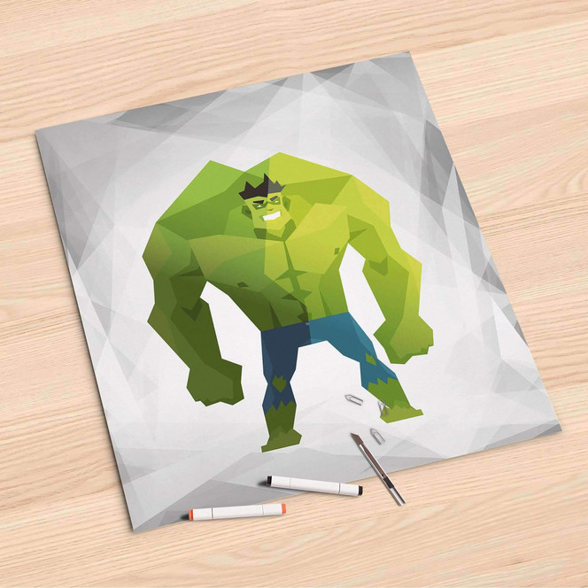 Folienbogen (60x60cm) - Mr. Green- Bild 1