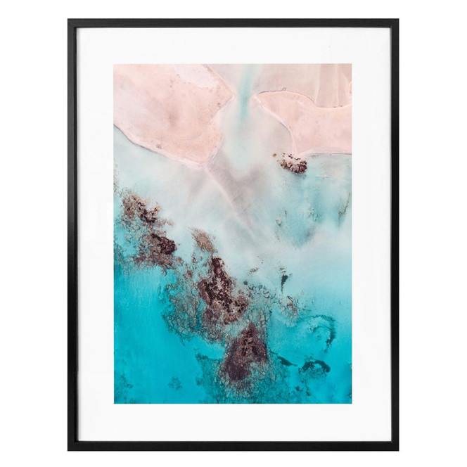 Poster Der Blick von oben: Fliessender Übergang