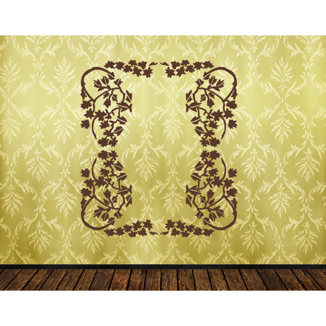 Wandtattoo Flower Mirror