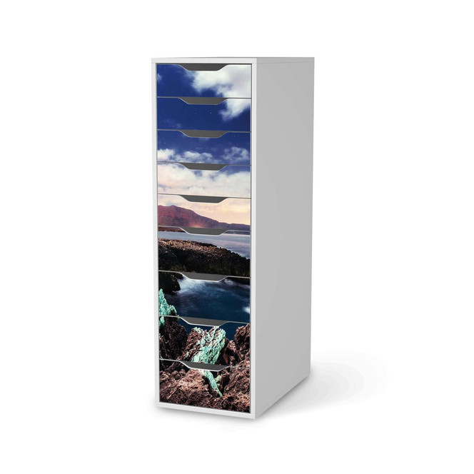 Folie IKEA Alex 9 Schubladen - Seaside- Bild 1