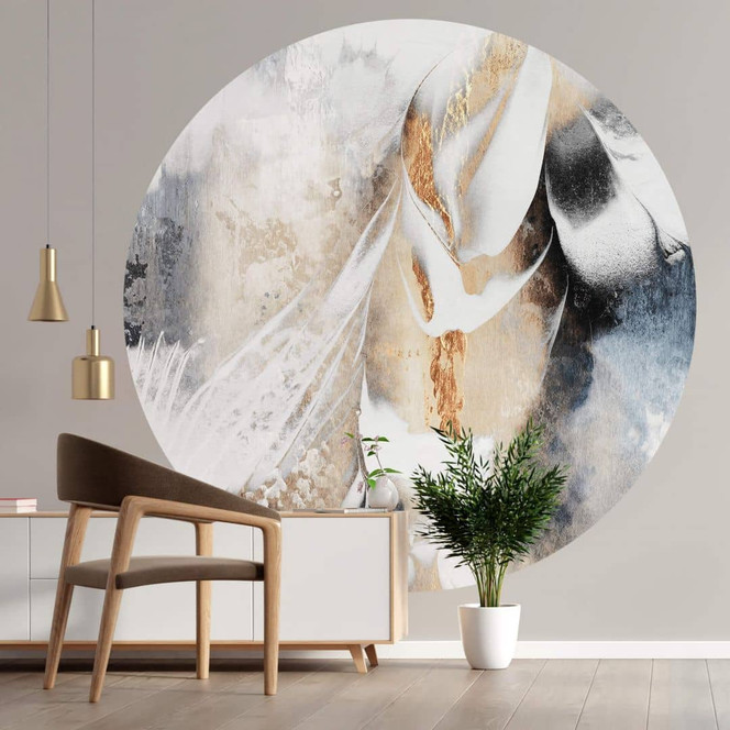 Fototapete Fredriksson - Seelenruhe - Rund - Selbstklebend/Vlies