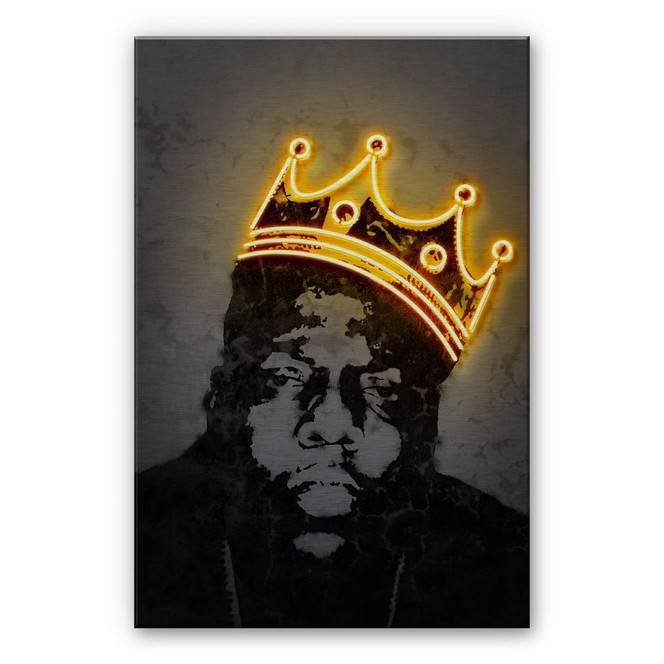 Alu-Dibond Bild mit Silbereffekt Mielu - BIG