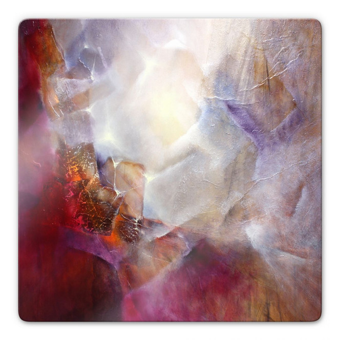 Glasbild Schmucker - Vom Inneren Leuchten