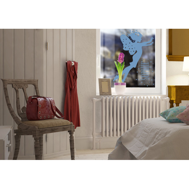 Glasdekor Wunschtext Glitzer Fee - Bild 1