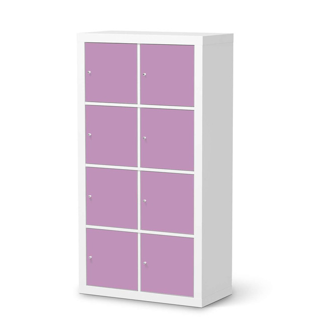 Klebefolie IKEA Expedit Regal 8 Türen - Flieder Light- Bild 1