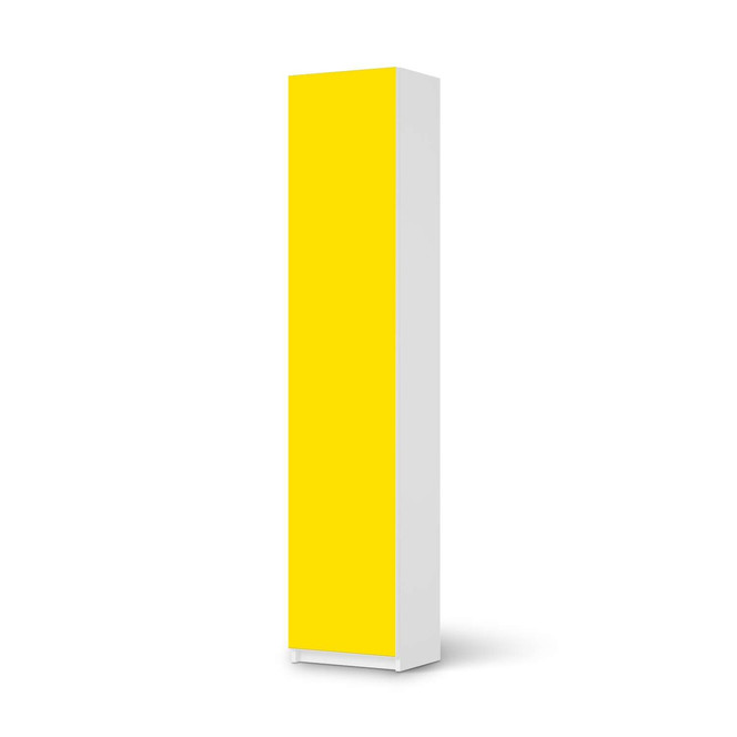 Klebefolie IKEA Pax Schrank 236cm Höhe - 1 Tür - Gelb Dark- Bild 1