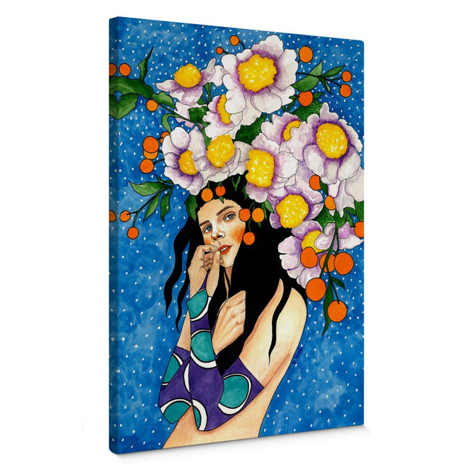 Leinwandbild Hülya - Liebe und Nähe