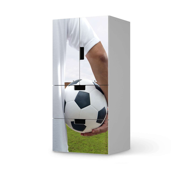 Möbelfolie IKEA Stuva / Malad - 2 Schubladen und 2 kleine Türen - Footballmania- Bild 1
