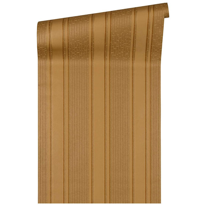 Versace Home Mustertapete Tapete Greek Braun, Gelb, Metallic