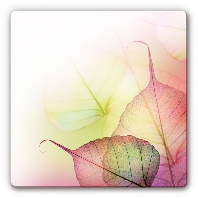 Glasbild Pink Design