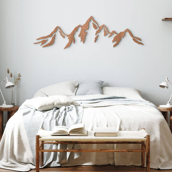 Holzdeko Mahagoni - Berg (160x50cm) - Bild - 1