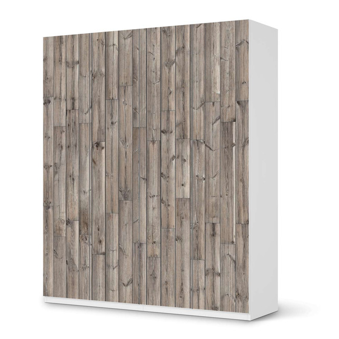 Möbelfolie IKEA Pax Schrank 236cm Höhe - 4 Türen - Dark washed- Bild 1